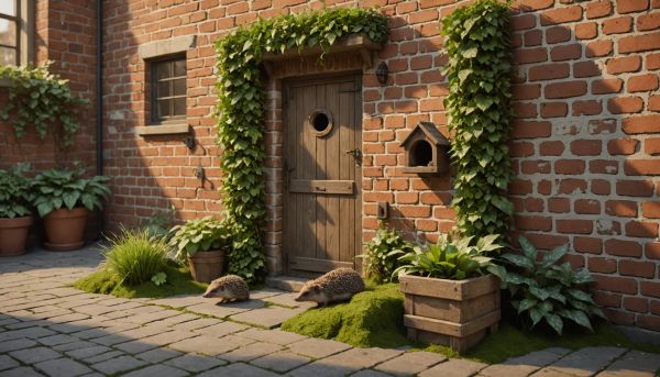 Refuges pour hérissons et nichoirs à oiseaux en milieu urbain