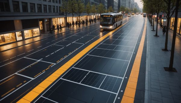 Savez vous comment fonctionnent les routes solaires high-tech ?